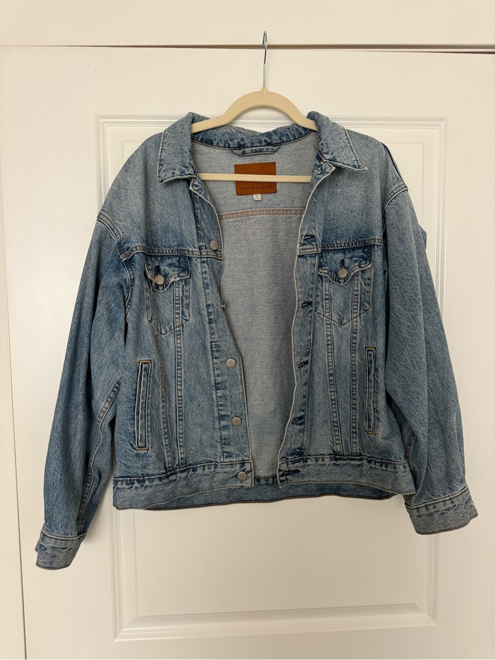 Aritzia Denim Forum Oversized Denim Jacket